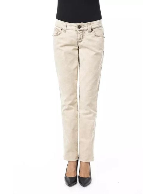 Byblos Natural Chic Slim Fit Artisanal Jeans