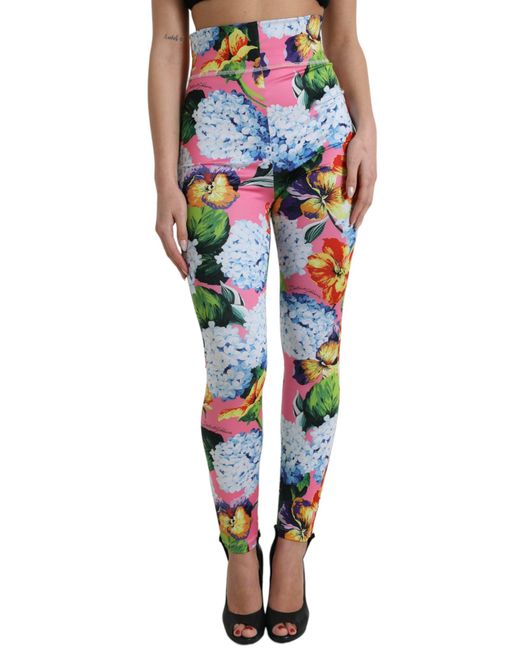 Dolce & Gabbana Blue Leggings