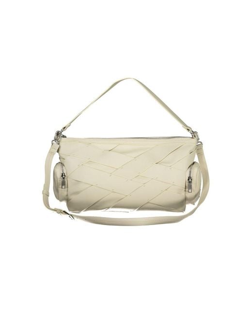 Desigual Natural White Polyurethane 's Shoulder Bag