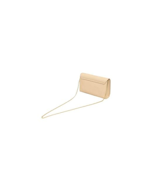 Love Moschino Natural Beige Polyethylene Handbag