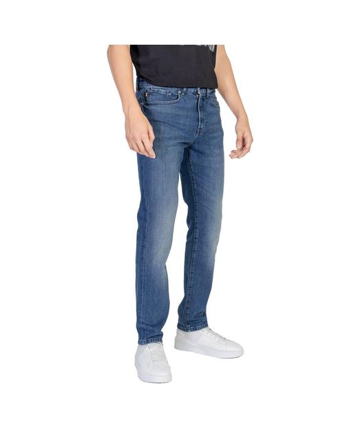 Boss Blue Cotton Jeans & Pant for men