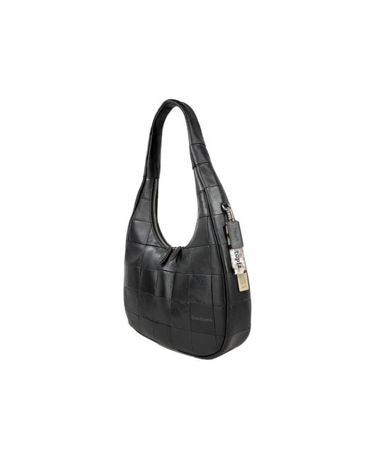 COACH Black Topia Alter Ego Crescent Shoulder Bag