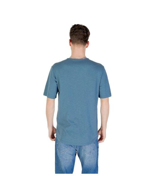 Jack & Jones Blue Cotton T for men
