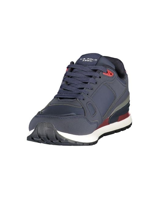 U.S. POLO ASSN. Blue Polyurethane Men's Sneaker for men