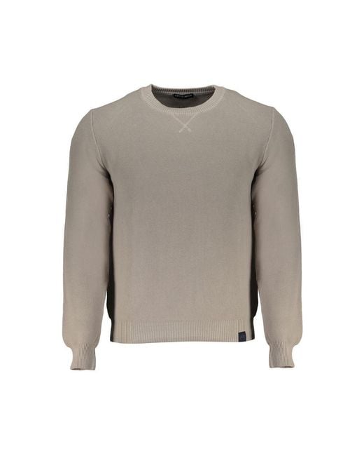 North Sails Gray Cotton Sweater for men