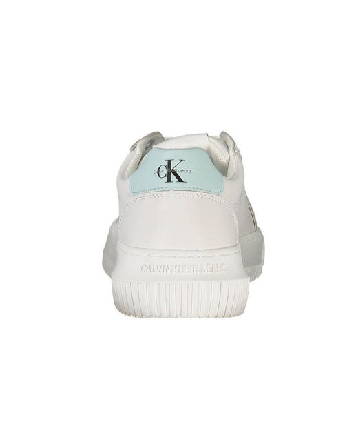 Calvin Klein White Leather Sneaker