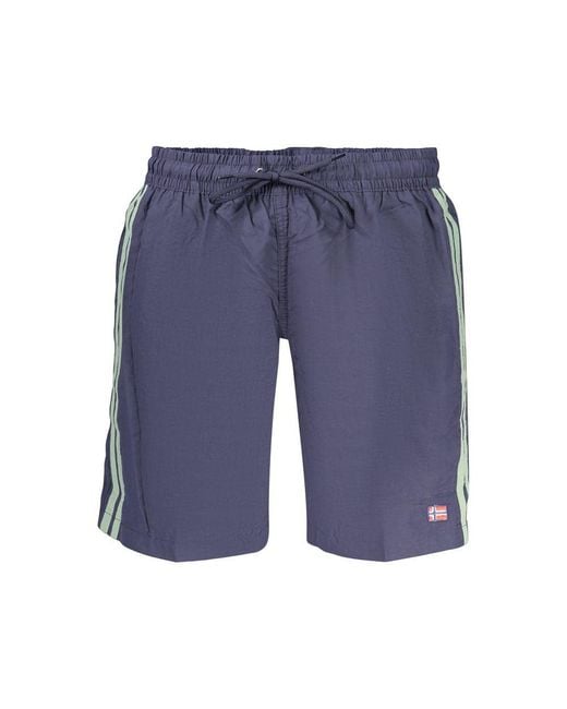 Norway 1963 Blue Blu Poliammide Men's Boxer for men