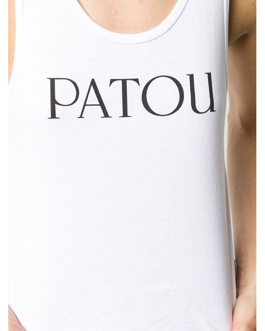 Patou Black Iconic Tank Top