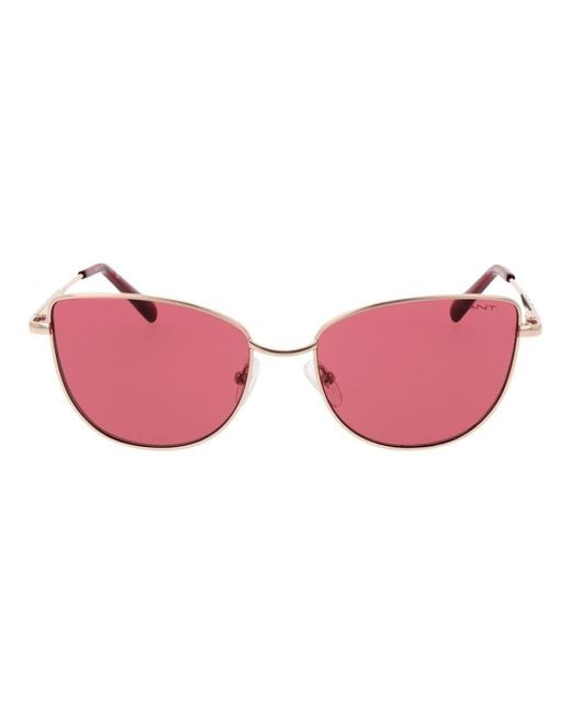 Gant Red Metal Sunglasses