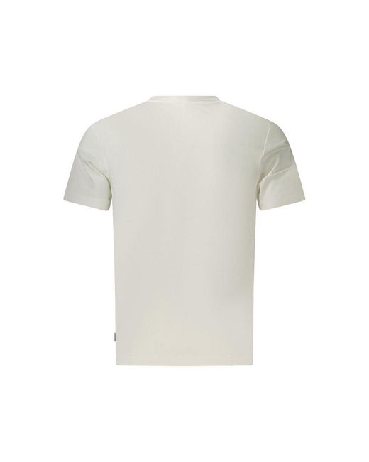 Pepe Jeans Natural Bianco Cotton Men T for men