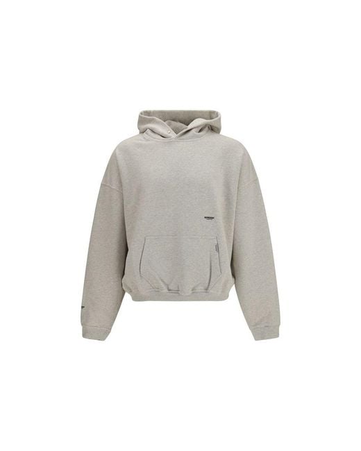 Represent Gray Beige Cotton Sweatshirt for men
