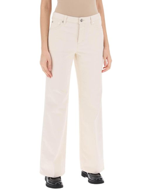 Closed Natural Low-waist Flared Jeans By Gill