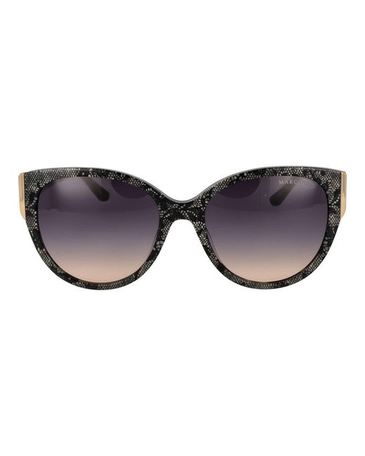 MARCIANO BY GUESS Blue Black Acetate Sunglasses