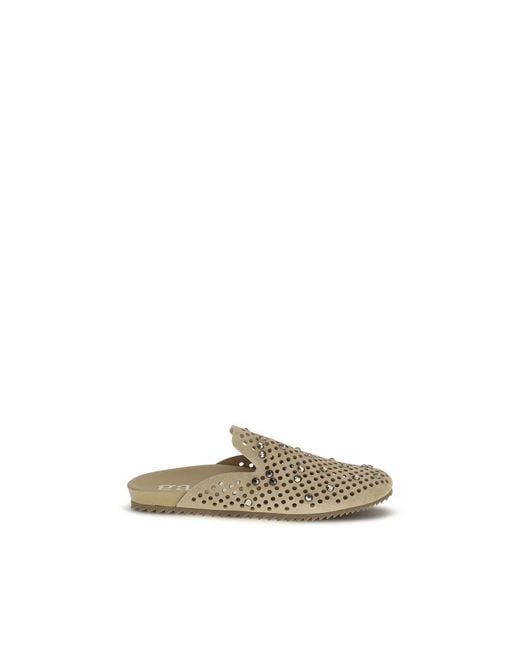 Pedro Garcia Natural Beige Calf Leather Bos Taurus Mules