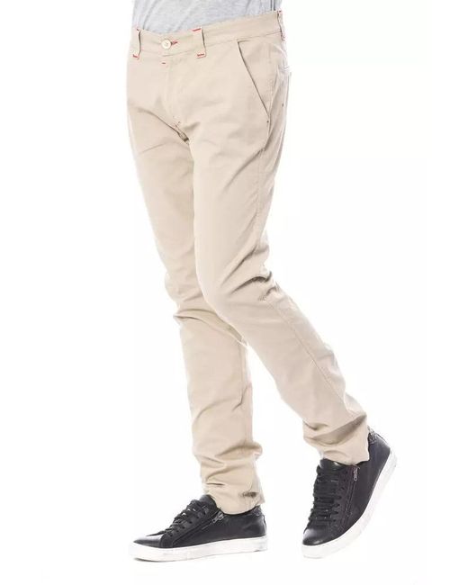 Verri Natural Slim Fit Chino Pants for men