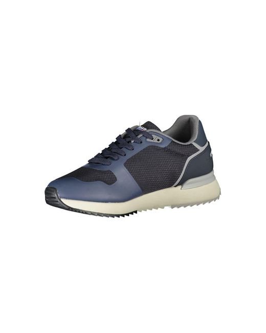Blauer Blue Dapper Sneakers With Contrast Detailing for men