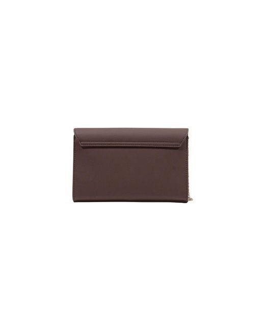 Love Moschino Brown Polyethylene Handbag Bag