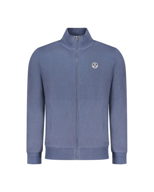 North Sails Blue Verde Cotton Men Sweatshirt for men