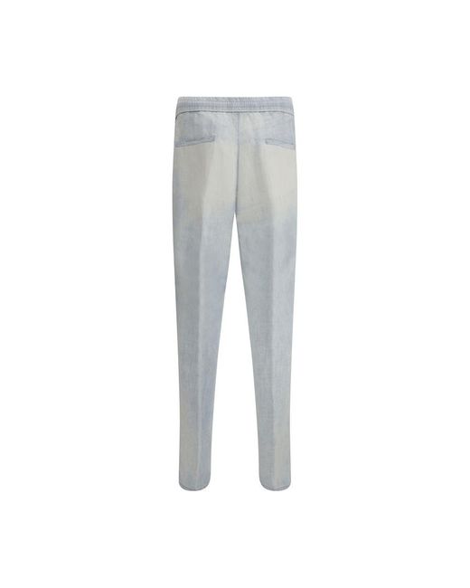 Brunello Cucinelli Gray Jeans With Drawstring Waistband for men