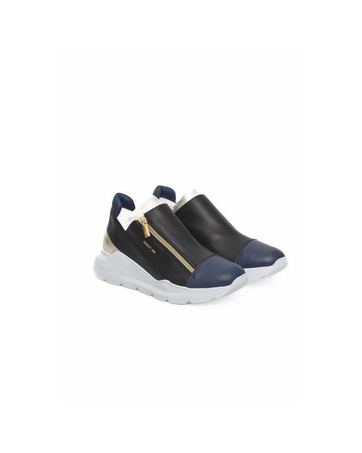 Cerruti 1881 White Goat Leather Sneaker