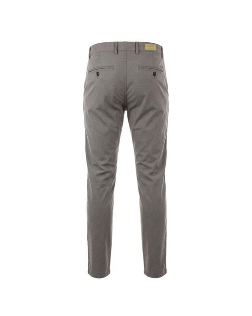 Trussardi Gray Grey Cotton Men Trouser for men