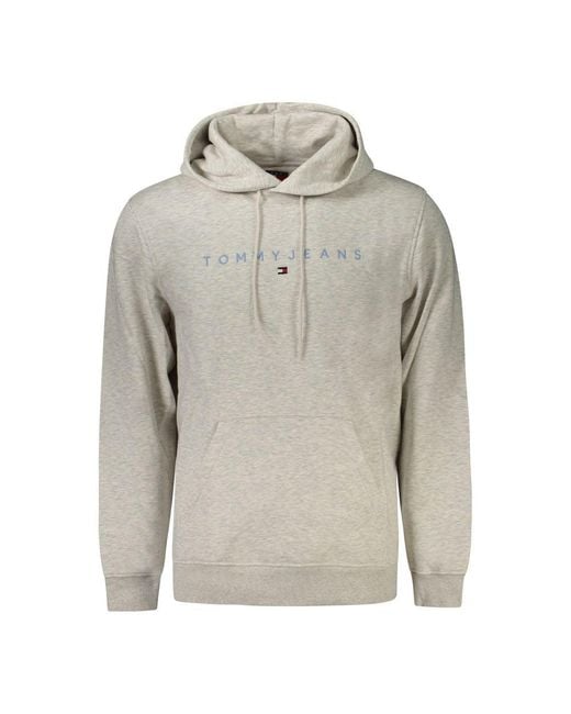 Tommy Hilfiger Gray Cotton Hoodie for men