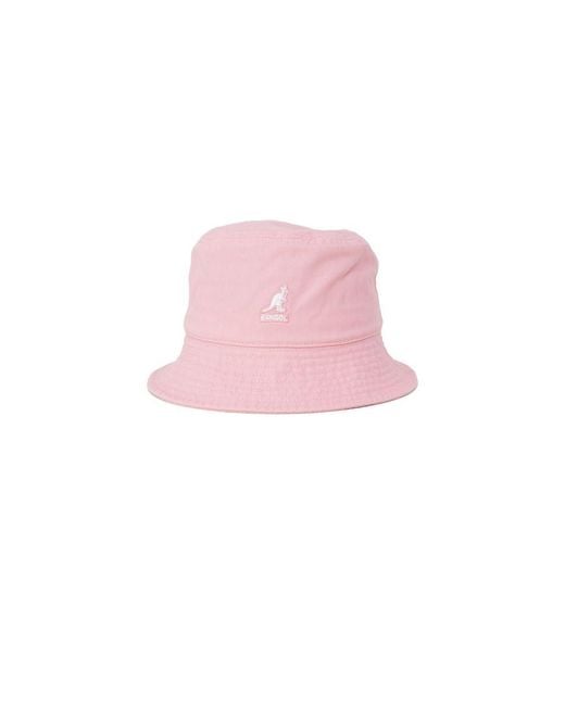 Kangol Pink Multicolor Cotton Bucket Hat for men