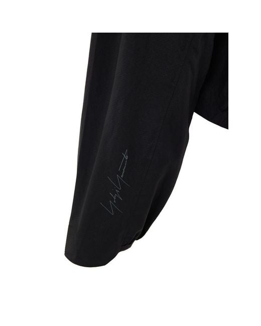 Y-3 Black Polyamide Shell Jacket