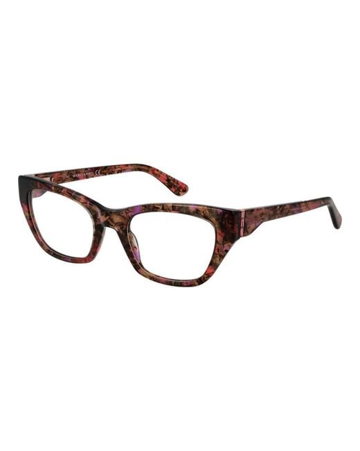 MARCIANO BY GUESS Brown Multicolor Plastic Glasses (frames)