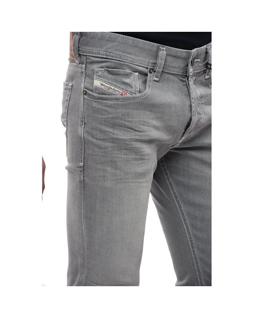 DIESEL Gray Cotton Jeans & Pant for men