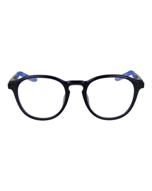 Nike Blue Stainless Steel Glasses (frames) for men