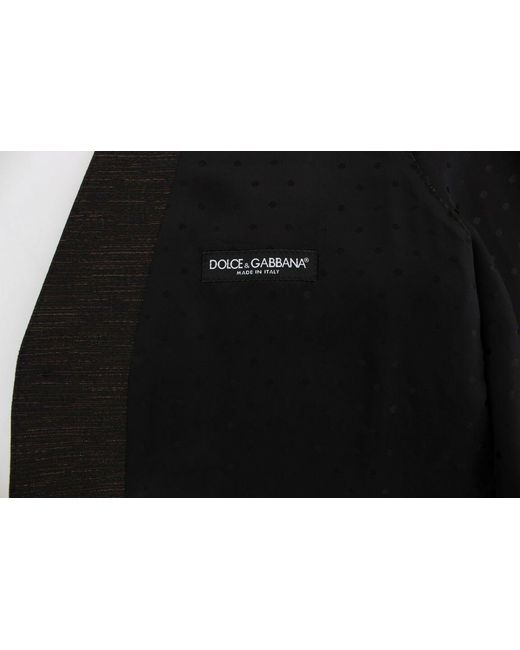 Dolce & Gabbana Black Dolce Gabbana Wool Logo Dress Gilet Vest for men