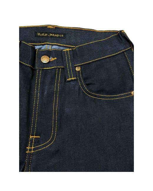 Nudie Jeans Blue Cotton Jeans