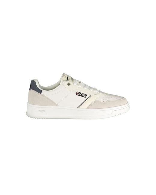 Gas White Polyester Men Sneaker for men