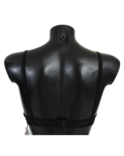 Roberto Cavalli Black Lace Push Up Bra Underwear