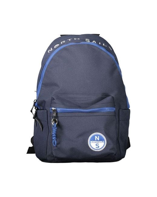 North Sails Blue Polyester Men's Backpack for men