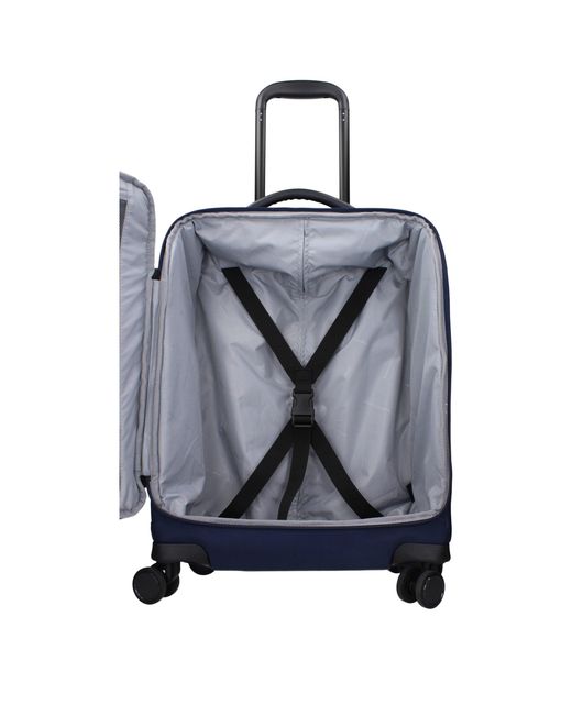 Piquadro Blue Fabric Luggage And Travel for men