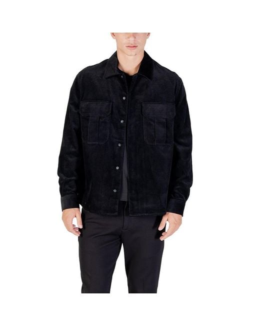 Antony Morato Black Cotton Shirt for men