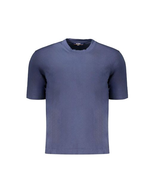 K-Way Blue Cotton Sweater for men