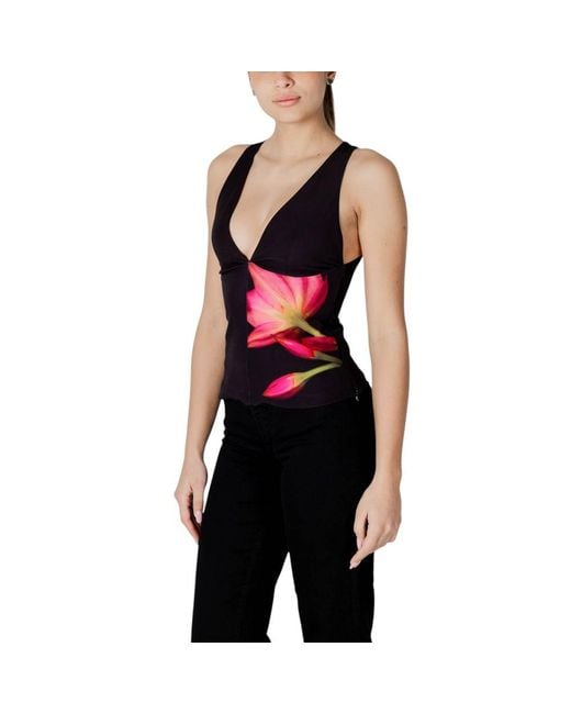 Desigual Black Polyester Top