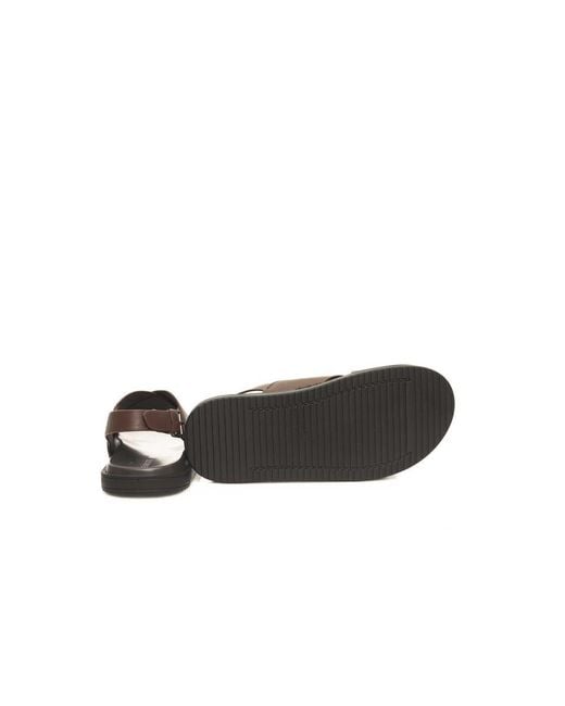 Cerruti 1881 Brown Cowhide Men Sandal for men