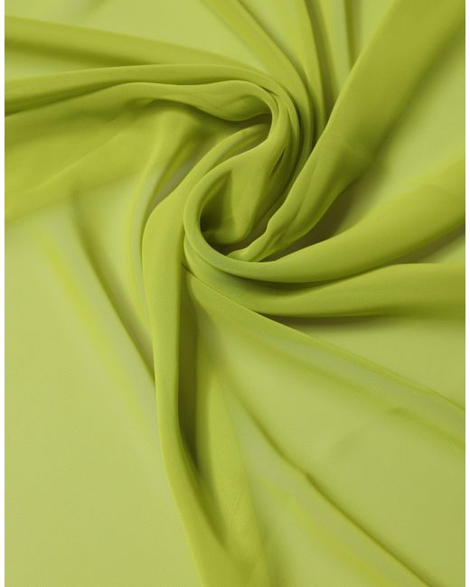 Dolce & Gabbana Green Neck Wrap Shawl Foulard 131Cm X 99.5Cm Scarf