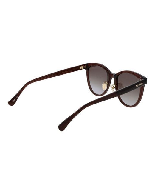 Max Mara Brown Acetate Sunglasses