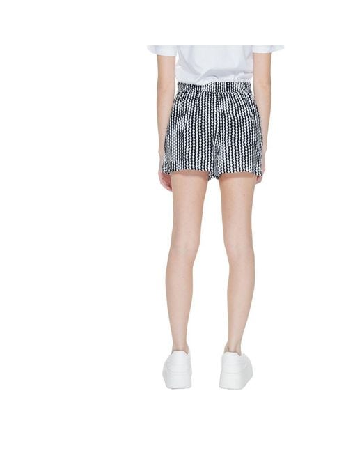 ONLY Blue Viscose Short