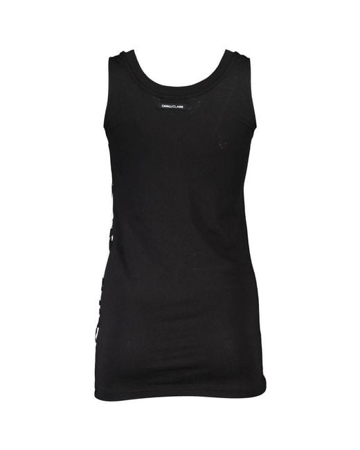Roberto Cavalli Black Cotton Top