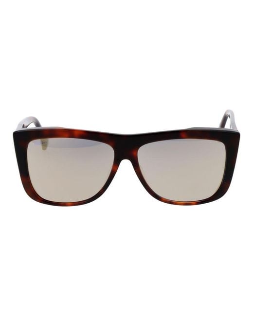 Max Mara Brown Acetate Sunglasses