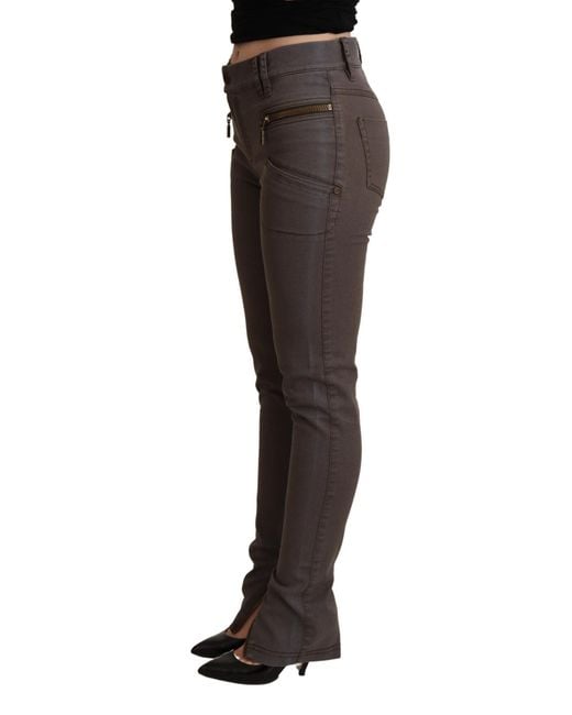 Plein Sud Black Chic Slim-Fit Skinny Jeans