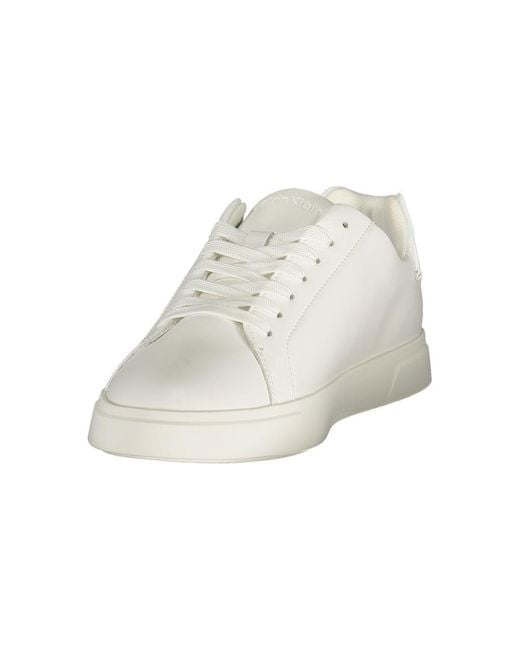 Calvin Klein White Polyurethane Sneaker