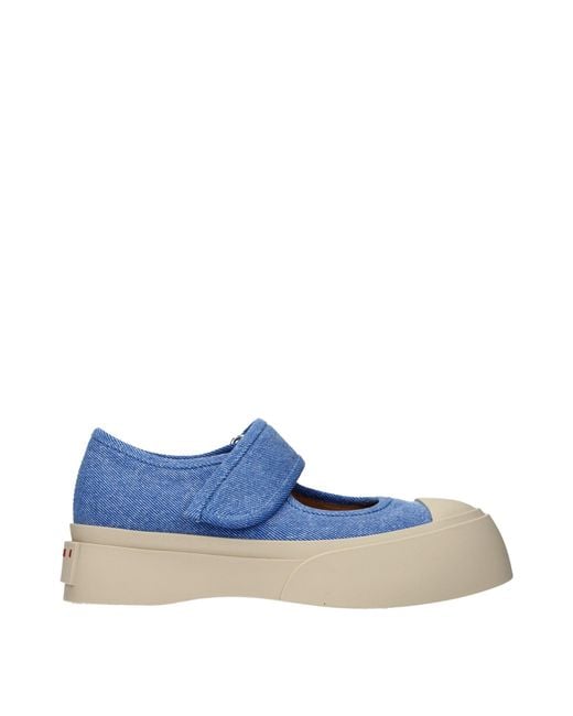 Marni Blue Sneakers/Denim Fabric