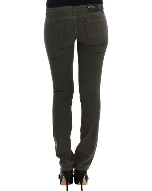 CoSTUME NATIONAL Multicolor Skinny Leg Jeans Green Sig12555